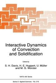 Tapa de Interactive dynamics of convection and solidification