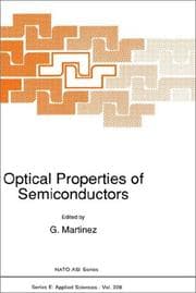 Tapa de Optical properties of semiconductors