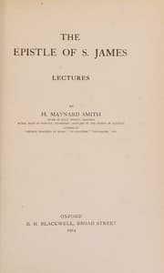 Tapa de The Epistle of S. James