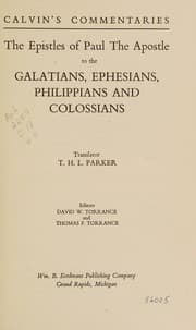 Tapa de The Epistles Of Paul The Apostle To The Galatians Ephesians Philippians And Colossians