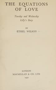 Tapa de The Equations of Love - Tuesday and Wednesday Lilly's Story