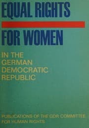Tapa de Equal rights for women in the German Democratic Republic