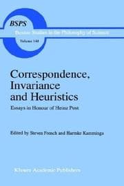 Tapa de Correspondence, invariance, and heuristics