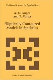 Tapa de Elliptically contoured models in statistics