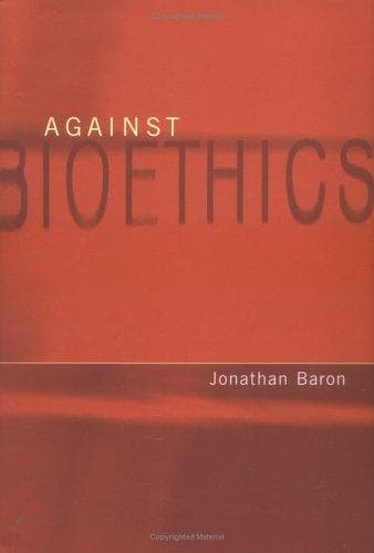 Tapa de Against bioethics