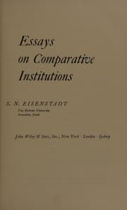 Tapa de Essays on comparative institutions