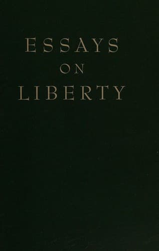 Tapa de Essays On Liberty