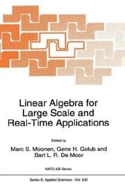 Tapa de Linear algebra for large scale and real-time applications