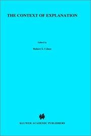 Tapa de The context of explanation