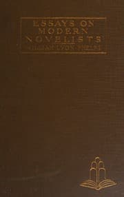 Tapa de Essays on modern novelists