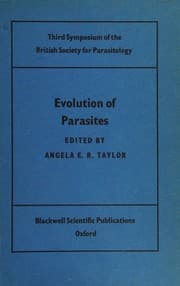 Tapa de Evolution of parasites. Third Symposium of the British Society for Parasitology.
