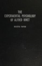 Tapa de The experimental psychology of Alfred Binet