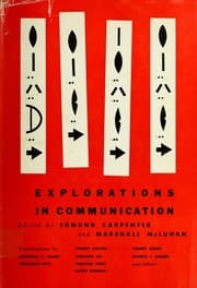 Tapa de Explorations in communication