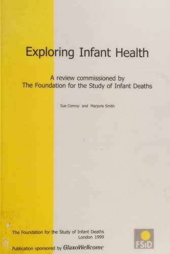 Tapa de Exploring infant health