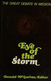 Tapa de Eye of the storm; the great debate in mission