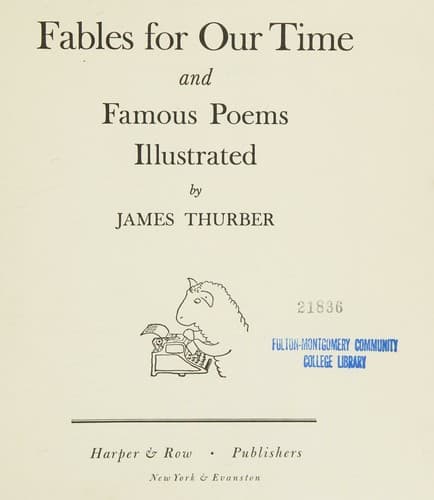 Tapa de Fables for Our Time