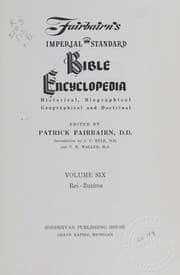Tapa de Fairbairn's Imperial Standard Bible Encyclopedia Complete 6 Volume Set