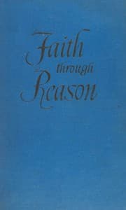 Tapa de Faith through reason
