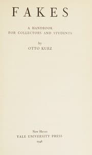 Tapa de Fakes, A Handbook For Collectors And Students