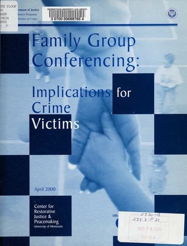 Tapa de Family group conferencing