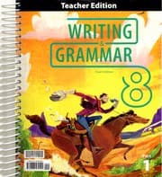 Tapa de Writing & Grammar 8