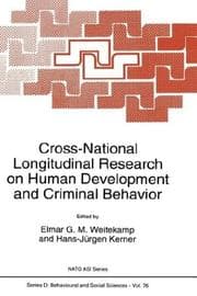 Tapa de Cross-national longitudinal research on human development and criminal behavior