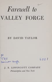 Tapa de farewell to valley forge
