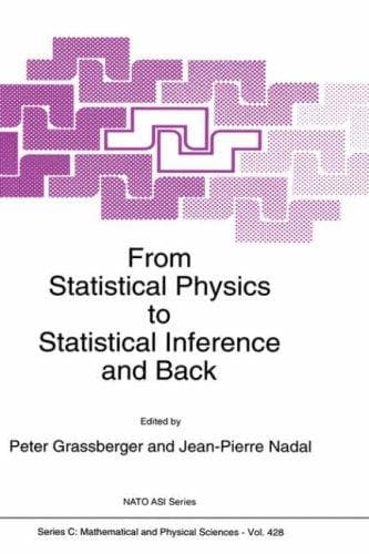 Tapa de From statistical physics to statistical inference and back