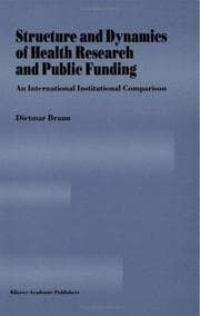 Tapa de Structure and Dynamics of Health Research and Public Funding
