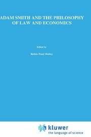 Tapa de Adam Smith and the philosophy of law and economics