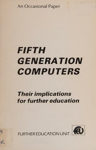 Tapa de Fifth generation computers