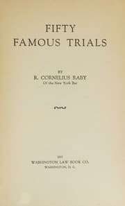 Tapa de Fifty famous trials