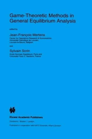 Tapa de Game-theoretic methods in general equilibrium analysis