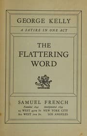 Tapa de The Flattering Word