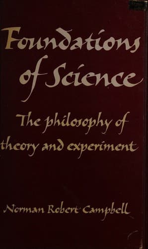 Tapa de Foundations of Science