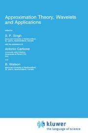 Tapa de Approximation Theory, Wavelets and Applications