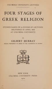 Tapa de Four stages of greek religion