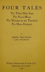 Tapa de Four Tales (The Thirty-Nine Steps / The Power-House / The Watcher by the Threshold / The Moon Endureth)