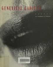 Tapa de Geneviève Cadieux