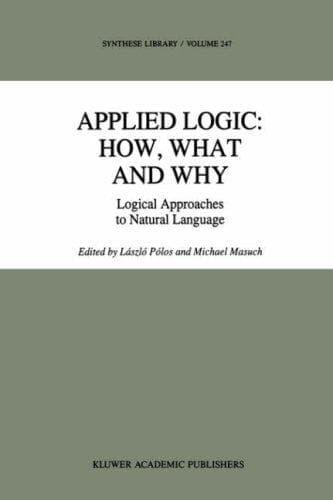 Tapa de Applied Logic: How, What and Why