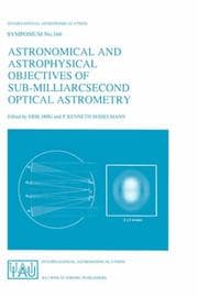 Tapa de Astronomical and Astrophysical Objectives of Sub-Milliarcsecond Optical Astrometry