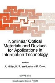 Tapa de Nonlinear optical materials and devices for applications in information technology