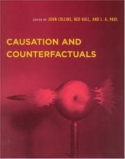 Tapa de Causation and Counterfactuals (Representation and Mind series)