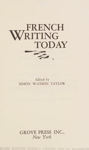 Tapa de French writing today