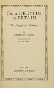 Tapa de From Dreyfus to Petain