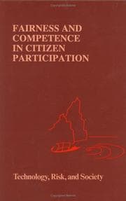 Tapa de Fairness and competence in citizen participation