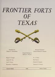 Tapa de Frontier forts of Texas