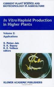 Tapa de In Vitro Haploid Production in Higher Plants Vol. 2