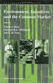 Tapa de Environment, incentives, and the Common Market