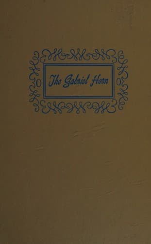 Tapa de The Gabriel horn